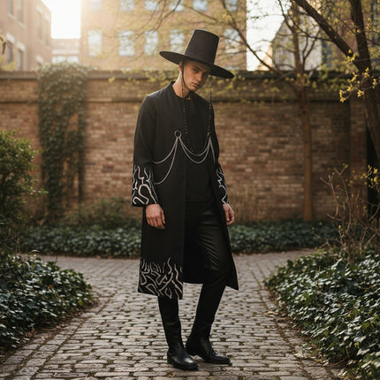 Gat Hat Korean Jeoseung Saja Death reaper Hat and Costume Wear Set SS5731-14 (4PC)