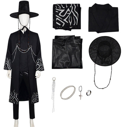 Gat Hat Korean Jeoseung Saja Death reaper Hat and Costume Wear Set SS5731-14 (4PC)