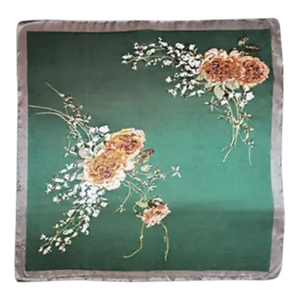 Satin Scarf Rose Pattern ST4908-11 (12PC)