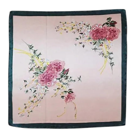 Satin Scarf Rose Pattern ST4908-11 (12PC)