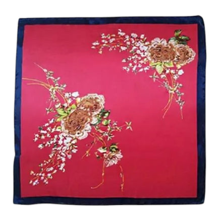 Satin Scarf Rose Pattern ST4908-11 (12PC)