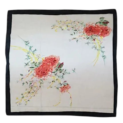 Satin Scarf Rose Pattern ST4908-11 (12PC)
