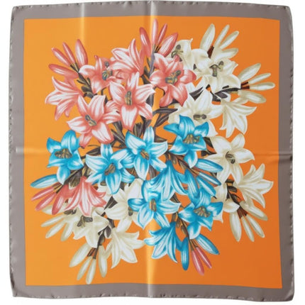 Satin Scarf Lily Flowers Pattern ST4908-5 (12PC)