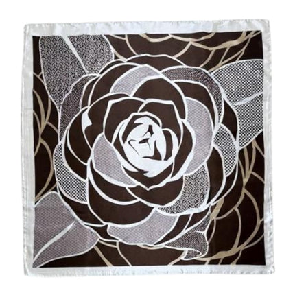 Satin Scarf Rose Pattern  ST5307-12 (12PC)
