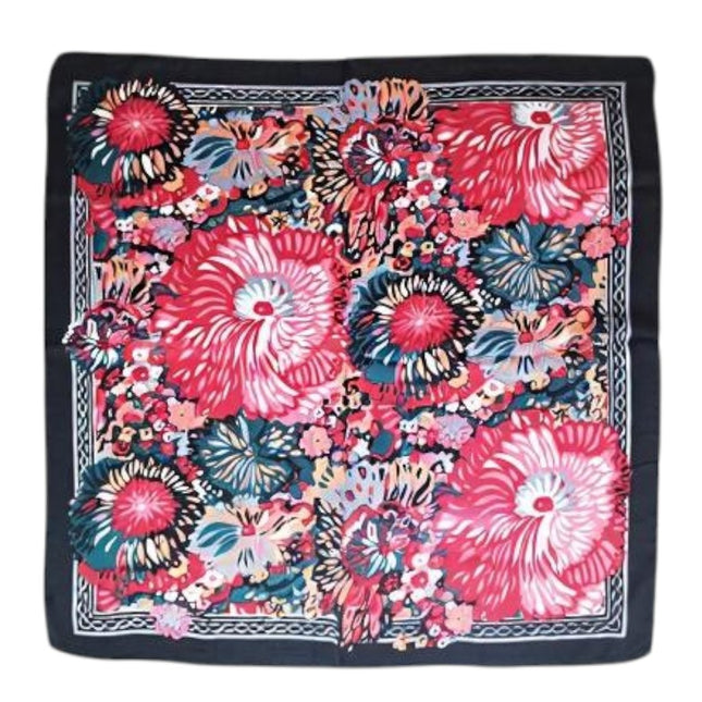 Satin Scarf Flower Pattern ST7059 (12PC)