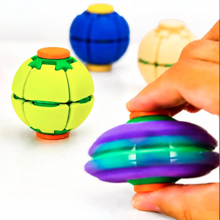 Press to Spin Fidget Spinner HelixCore Rotating Stress Ball Fidget Toy JT6723-4 (12PC)