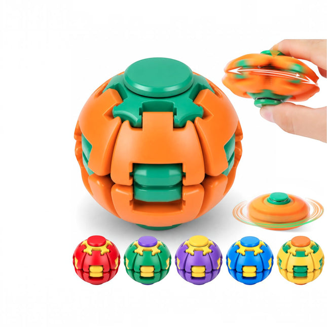 Press to Spin Fidget Spinner HelixCore Rotating Stress Ball Fidget Toy Y845 (24PC)