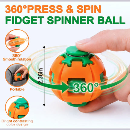 Press to Spin Fidget Spinner HelixCore Rotating Stress Ball Fidget Toy Y845 (24PC)