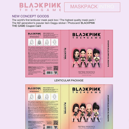 BLACKPINK The Game Mask Pack (7SHEET)
