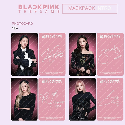 BLACKPINK The Game Mask Pack (7SHEET)