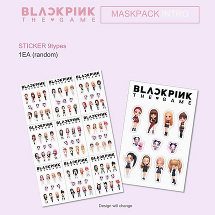 BLACKPINK The Game Mask Pack (7SHEET)