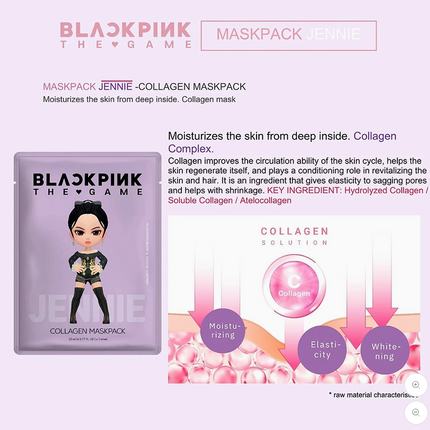 BLACKPINK The Game Mask Pack (7SHEET)