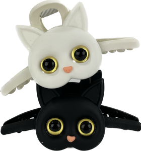 CAT FACE CLAW CLIP 3315-92 (12PC)