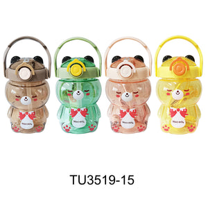 BEAR CARRYING STRAP WATER BOTTLE 3519-15 (12PC)