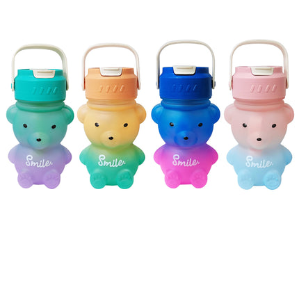 Cute Colorful Bear Water Bottle TU3519-38 (12PC)