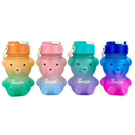 Cute Colorful Bear Water Bottle TU3519-38 (12PC)