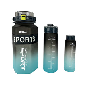 MOTIVATIONAL FITNESS SPORTS WATER BOTTLE 3 SETS 3714-12 (12SET)