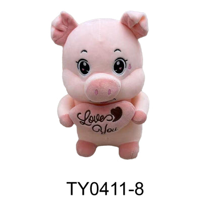 BABY PIG LOVE YOU PLUSH TY0411-8 (12PC)