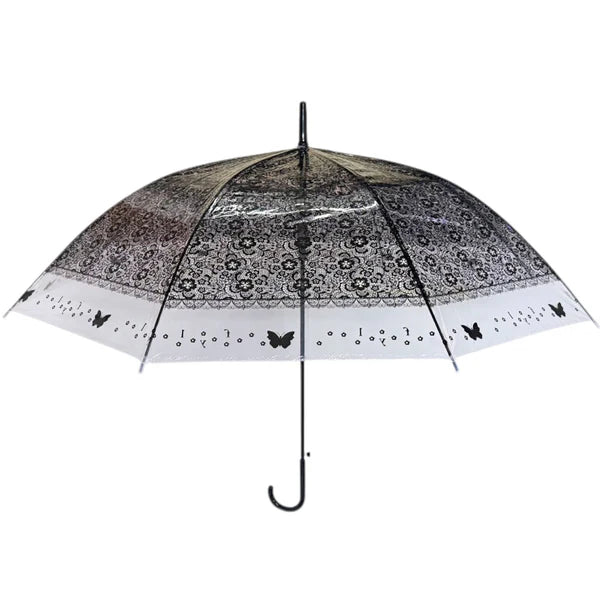 Butterfly Transparent Clear Umbrella UM1109-5 (12PC)