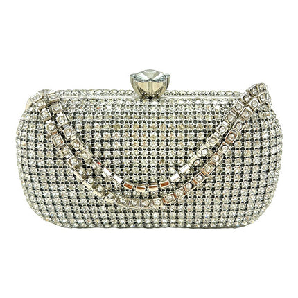 Rhinestone Chain Handle Evening Bag FB7260 (1PC)