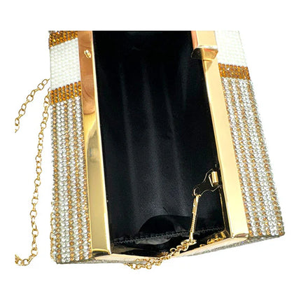 Dollar Graphic Rhinestone Evening Bag FB7246 (1PC)