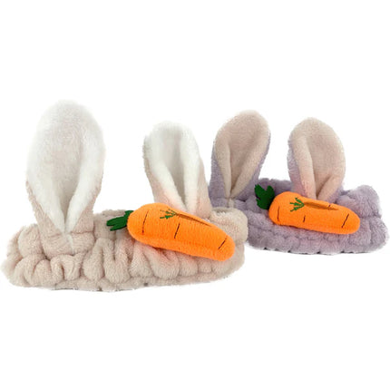 Cute Bunny Ear Carrot Spa Headwrap HW3314-62 (12PC)