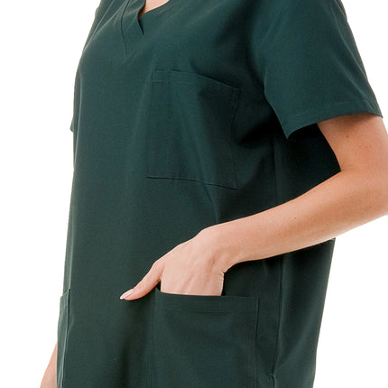 WOMEN'S SCRUBS MEDICAL NURSING UNIFORM SET UN0147HG (MIN 6 SET)