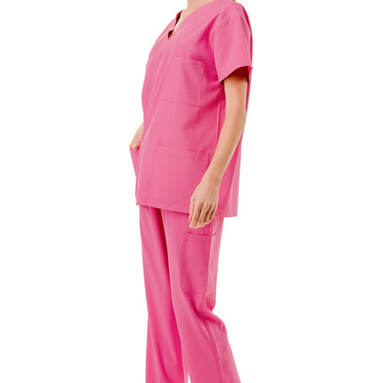 WOMEN'S SCRUBS MEDICAL NURSING UNIFORM SET UN0147PK (MIN 6 SET)