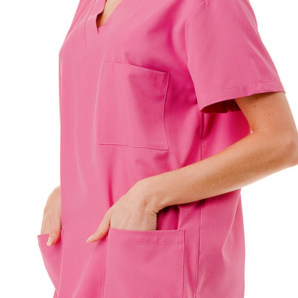 WOMEN'S SCRUBS MEDICAL NURSING UNIFORM SET UN0147PK (MIN 6 SET)