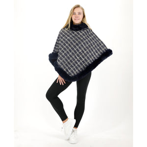 CHECK PATTERN FUR PONCHO 4068 (12PC)