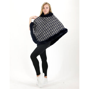 CHECK PATTERN FUR PONCHO 4068 (12PC)