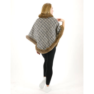 CHECK PATTERN FUR PONCHO 4068 (12PC)
