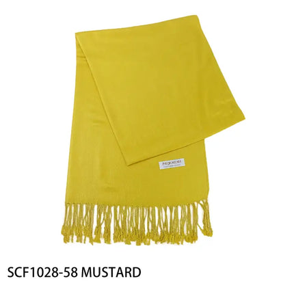 Plain Pashmina PP1028B (12PC)