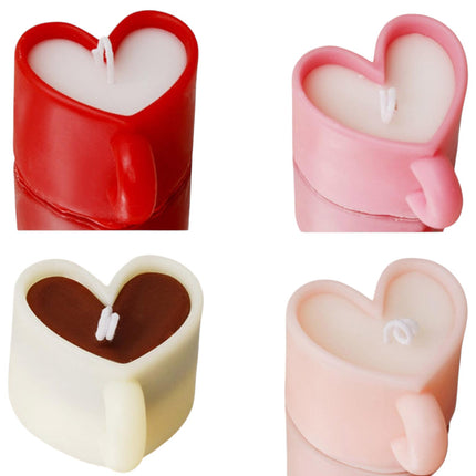 Heart Mug Scented Candle Assorted AC5828-18 (12PC)