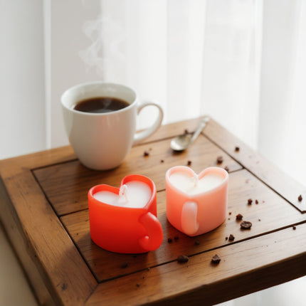 Heart Mug Scented Candle Assorted AC5828-18 (12PC)