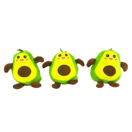 Smile & Angry Reversible Avocado Plush Keychain KC427-53 (12PC)