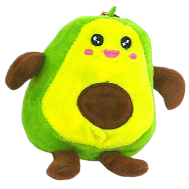 Smile & Angry Reversible Avocado Plush Keychain KC427-53 (12PC)