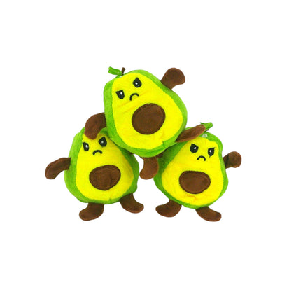 Smile & Angry Reversible Avocado Plush Keychain KC427-53 (12PC)