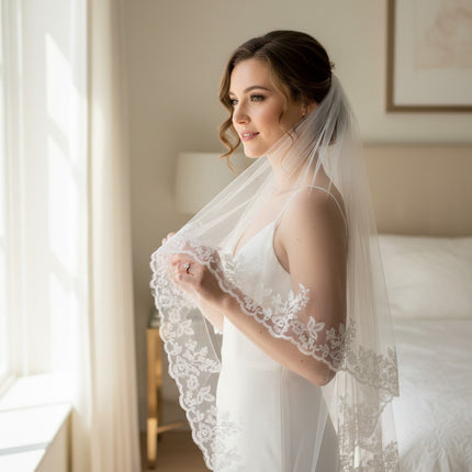 WEDDING VEIL WV345-36WH (1PC)