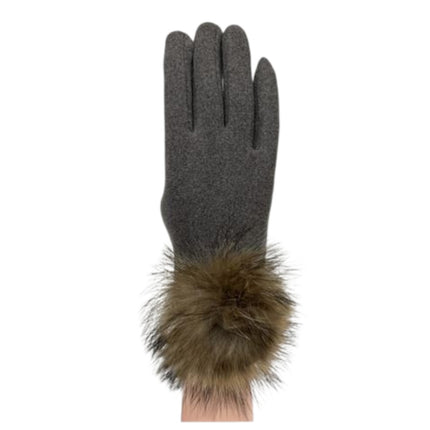Women's Faux Fur Gloves GL149 (12PAIR)
