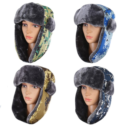 Camo Winter Hat With Lining H207 (12PC)