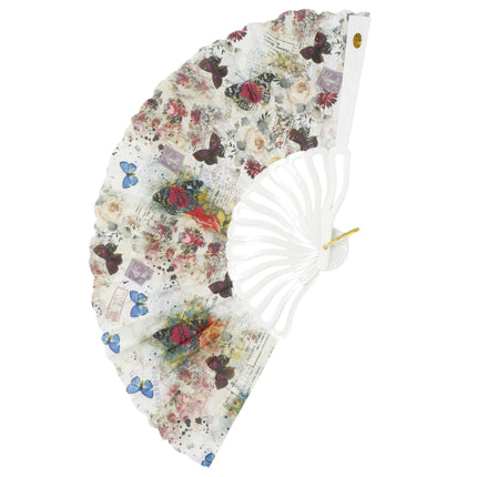 Butterfly Souvenir Handheld Folding Fan FN0447 (12PC)