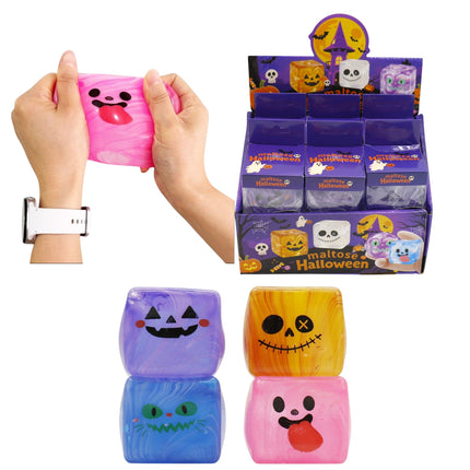 Maltose Halloween Cube Squishy Toy SS6813-7 (12PC)