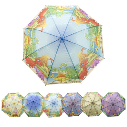 Kids Dinosaur Land Auto Open Fold Umbrella UM3632 (12pc)