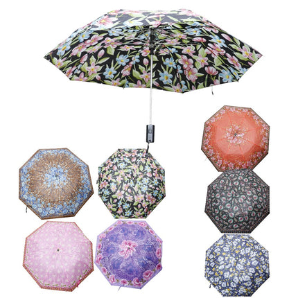 Multicolor Printed 2 Fold Umbrella for Women & Men UM5116 (12pc)