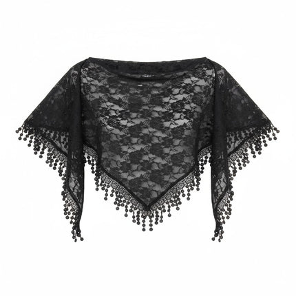 Rose Pattern Lace Scarves SS629 (12pcs)