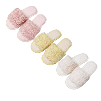 Cute Fluffy Home Slide Slippers SS3429-31 (12PAIR)