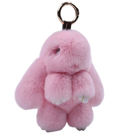 Cut Rabbit Pom Pom Keychain KC0225-5 (12PC)