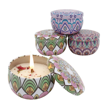 Bohemia 4pcs Fragrance Scented Candle AC5113-2 (12Pack)