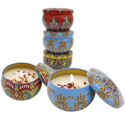 Bohemia 4pcs  Fragrance Scented Candle SS51113-16 (12Pack)